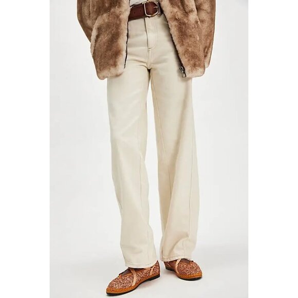 NEW Flabelus Roaring Twenties Glitter Ballet Flats in Orange 41 - Picture 3 of 7